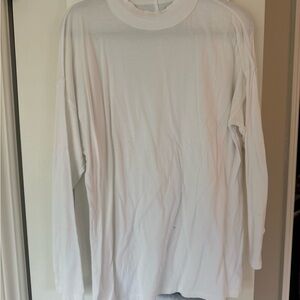 Free People - White Long Sleeve Tunic Shirt